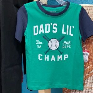 Dads Little Champ T Shirt